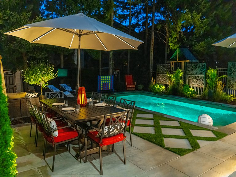 Luxury Landscapes & Pool Designs Company in Toronto | Land-Con landscape project